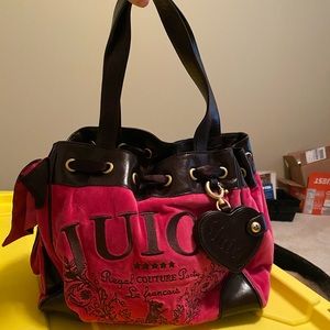 Juicy Couture velveteen purse